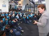 Gallipoli Youth Cup 2019 MELBOURNE, AUSTRALIA - APRIL 24: Gallipoli Youth Cup 2019 media opportunity at the National Tennis Centre on April 24, 2019 in Melbourne, Australia. (Photo by Scott Barbour/Getty Images) 775332469
